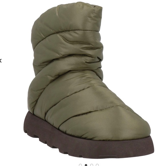 NWT PIUMESTUDIO Ankle boots Military green - Picture 2 of 11